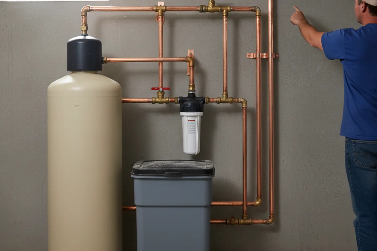 Whole-house water treatment system installed in Columbiaville